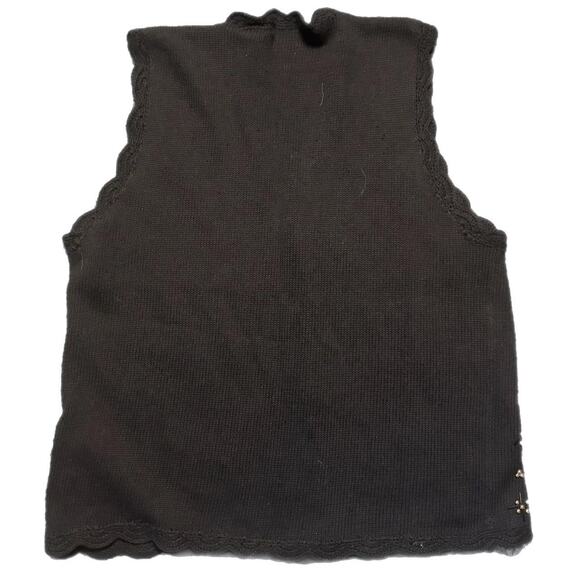 Black,gold  and red angel Christmas cardi - Picture 3 of 4